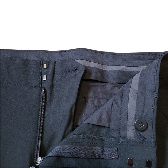 NWT Gap Sz.4 black stretch dress pants wide leg curvy fit Corpcore classic chic - Picture 7 of 9